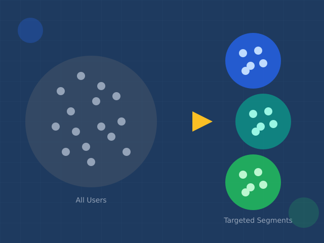 Audience segmentation transforms mixed audiences into targeted segments